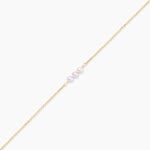 Bracelet Or Jaune Heliantheme Perles - Bracelets cha&icirc;nes Femme | Marc Orian