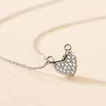 Collier Seya Argent Blanc Oxyde De Zirconium - Colliers avec pierres Femme | Marc Orian