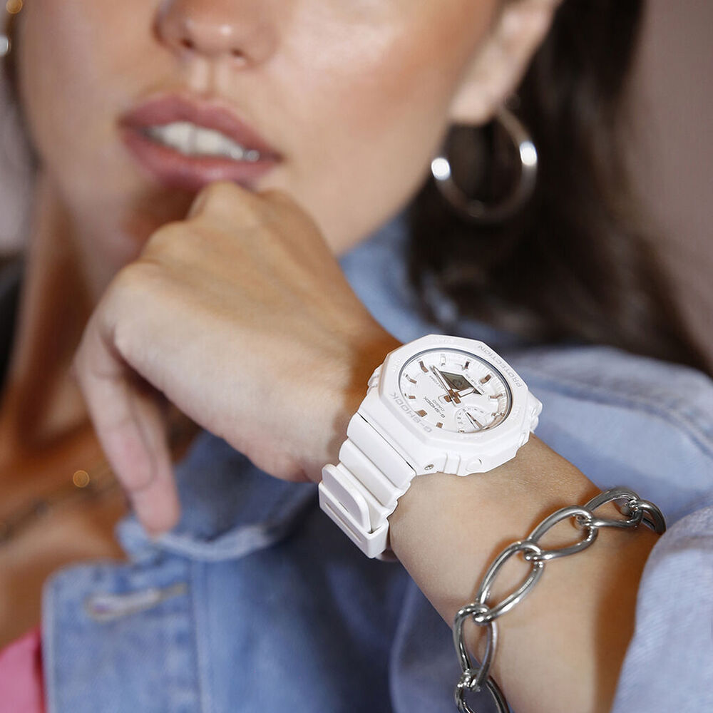Montre Casio G-shock Blanc - Montres étanches Femme | Marc Orian