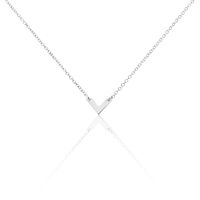 Collier Veroniica Argent Blanc