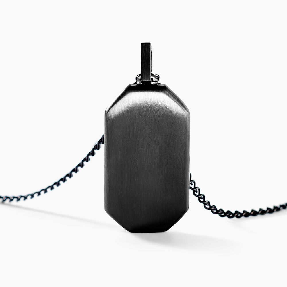 Collier Alessio Acier Noir - Colliers Homme | Marc Orian