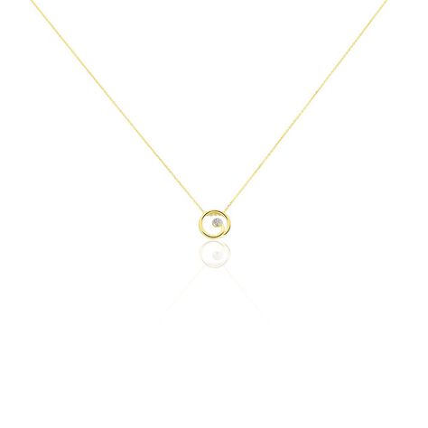 Collier Or Jaune Niola Diamant - Colliers avec pierres Femme | Marc Orian