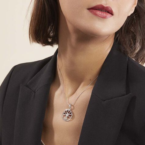 Collier Argent Blanc Odaya Ambre - Colliers Femme | Marc Orian