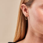 Boucles D'oreilles Pendantes Infinitude Plaqu&eacute; Or Dor&eacute; - Pendantes Femme | Marc Orian