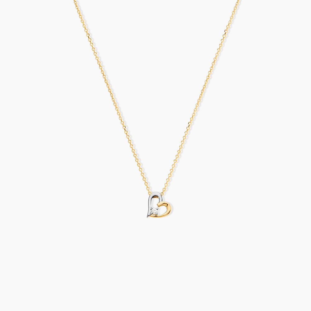 Collier Agnesese Or Bicolore Diamant - Colliers avec pierres Femme | Marc Orian