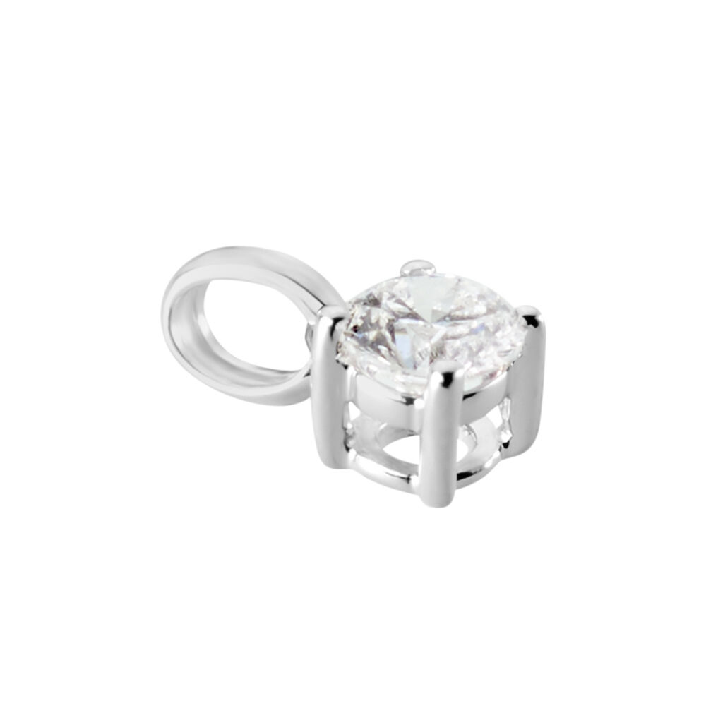 Pendentif Aphrodite Or Blanc Diamant - Parures de mariage Femme | Marc Orian