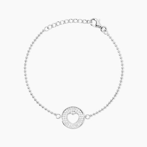Bracelet Argent Cantien Oxyde - Bracelets Medailles Femme | Marc Orian