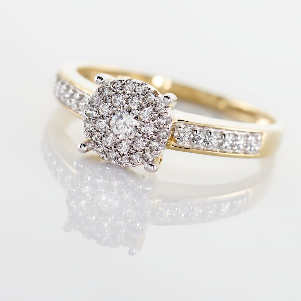 Bague Serena Or Jaune Diamant - Parures de mariage Femme | Marc Orian