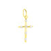Pendentif Canice Croix Or Jaune Oxyde De Zirconium - Pendentifs Famille | Marc Orian