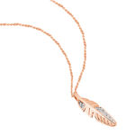 Collier Clodie Or Rose Diamant - Colliers avec pierres Femme | Marc Orian