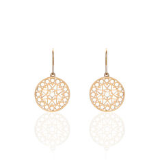 Boucles D'oreilles Pendantes Celso Plaqué Or Jaune - Boucles d'oreilles Pendantes Femme | Marc Orian