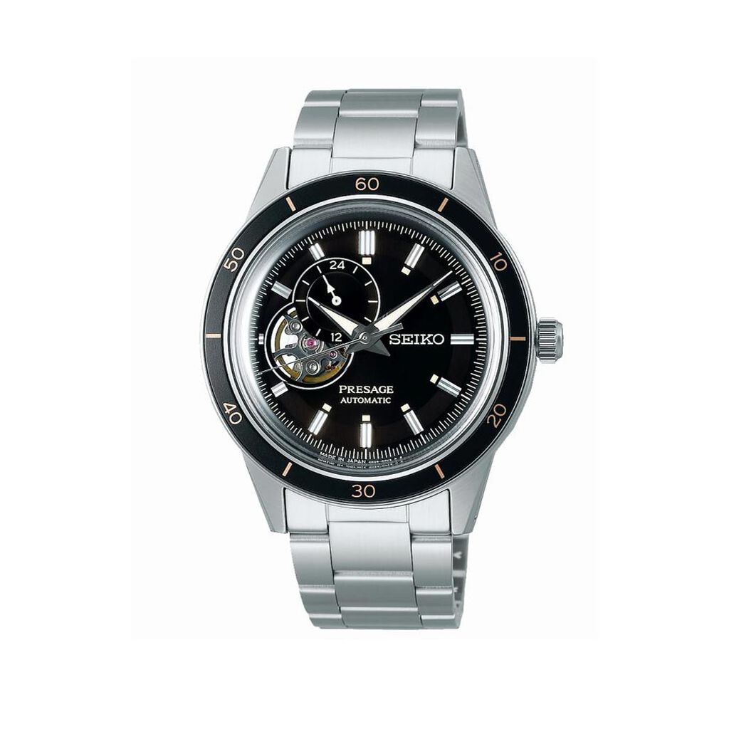 Montre Seiko Presage Noir - Montres automatiques Homme | Marc Orian