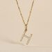 Pendentif Lettre H Or Jaune Oxyde - Pendentifs Famille | Marc Orian