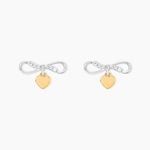 Boucles D'oreilles Puces Or Jaune Oxyde De Zirconium - Puces Femme | Marc Orian