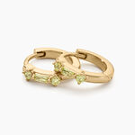 Cr&eacute;oles Gianna Plaqu&eacute; Or Jaune Oxyde De Zirconium - Cr&eacute;oles Femme | Marc Orian