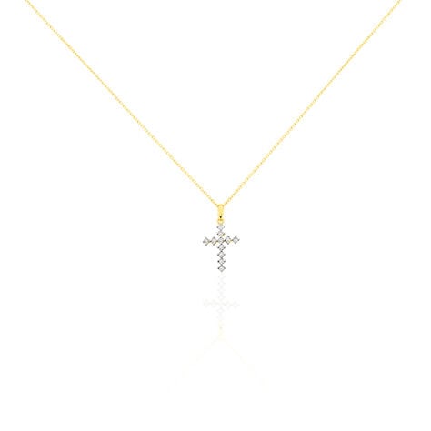 Collier Chriselda Or Jaune Diamant - Colliers avec pierres Femme | Marc Orian