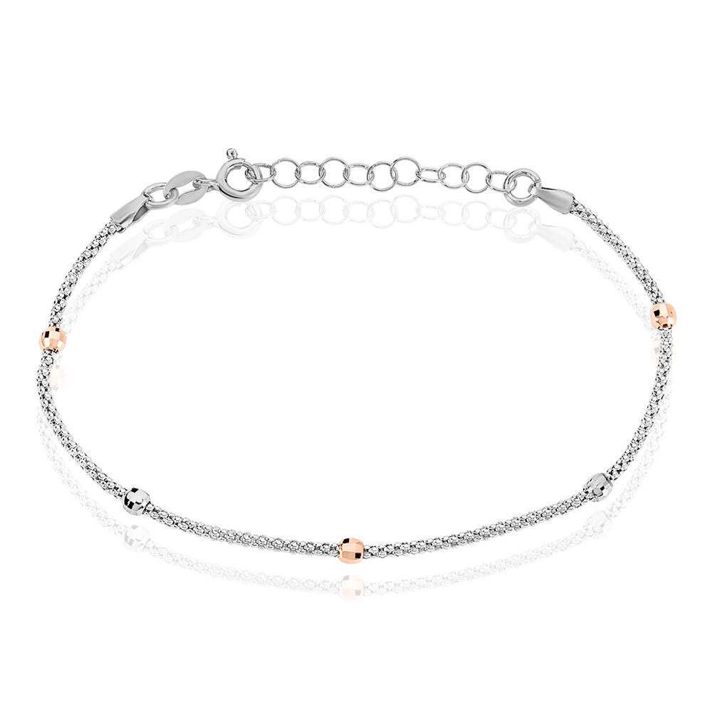 Bracelet Ingride Argent Tricolore - Bracelets chaînes Femme | Marc Orian