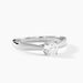 Bague Vicoeuria Ld Platine Blanc Diamant Synth&eacute;tique - Solitaires Femme | Marc Orian