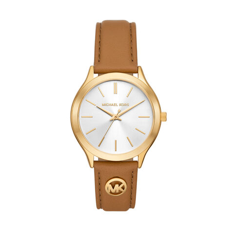 Montre Michael Kors Slim Runway Blanc - Montres &eacute;tanches Femme | Marc Orian