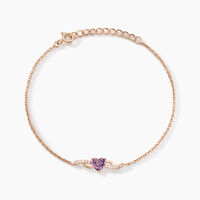 Bracelet Argent Rose Avalon Oxyde De Zirconium