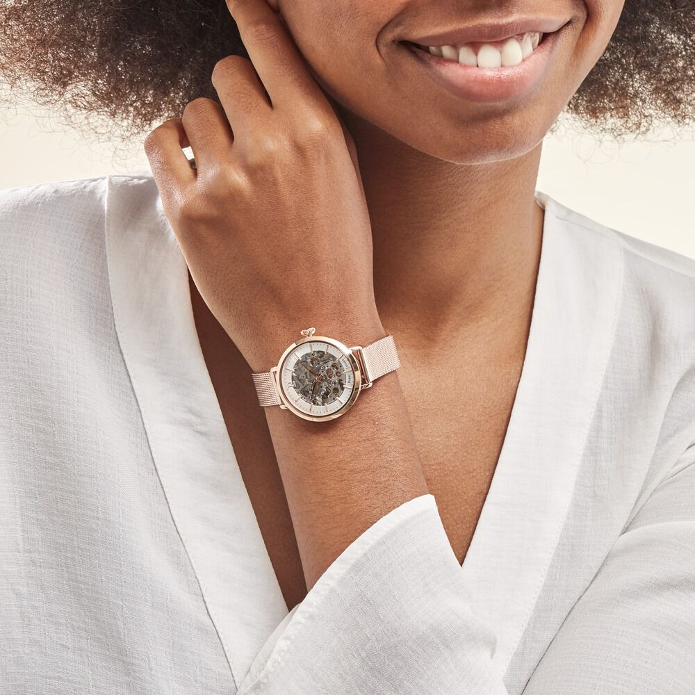 Montre Pierre Lannier Automatique 35 Argent - Montres automatiques Femme | Marc Orian