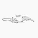 Boucles D'oreilles Pendantes Anita Argent Blanc - Pendantes Femme | Marc Orian