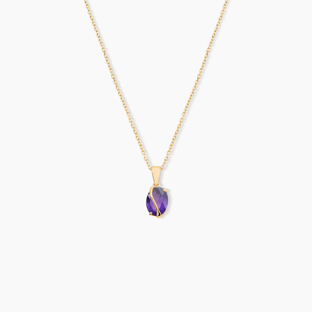 Pendentif Or Jaune Prudencia Améthyste - Pendentifs Femme | Marc Orian