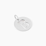 Pendentif Elio B Argent Blanc - Bijoux fantaisie Famille | Marc Orian