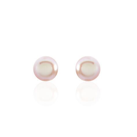 Boucles D'oreilles Puces Ursulina Or Jaune Perle De Culture - Boucles d'oreilles mariage Femme | Marc Orian