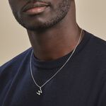 Pendentif Ionia Lettre Or Blanc - Pendentifs Famille | Marc Orian