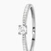 Bague Solitaire Hemera Or Blanc Diamant - Solitaires Femme | Marc Orian