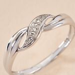 Bague Amayas Or Blanc Diamant - Solitaires Femme | Marc Orian