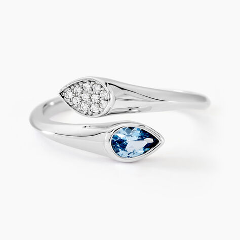 Bague Duchesse Argent Blanc Oxyde De Zirconium - Solitaires Femme | Marc Orian