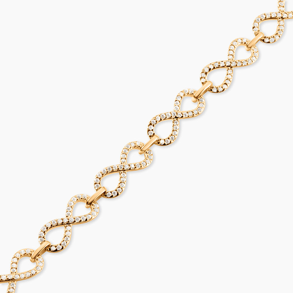 Bracelet Merane Plaqu&eacute; Or Oxydes De Zirconium - Bracelets cha&icirc;nes Femme | Marc Orian