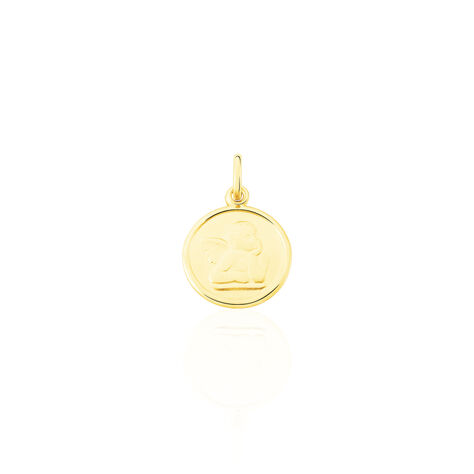 Pendentif Ange Rond Or Jaune - Médailles et médaillons Famille | Marc Orian