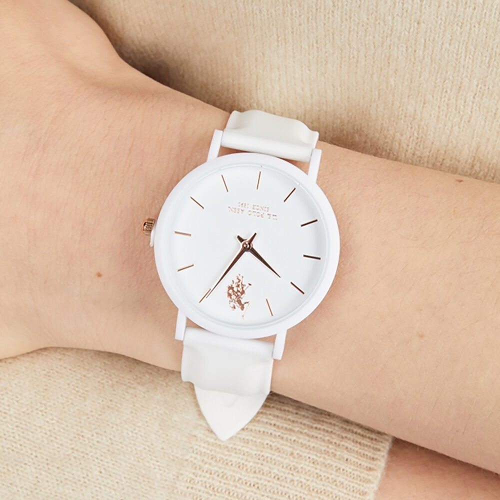 Montre U.s. Polo Assn. Blanc - Montres Famille | Marc Orian