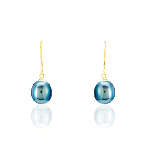 Boucles D'oreilles Pendantes Severiane Or Jaune Perle De Culture - Boucles d'oreilles mariage Femme | Marc Orian