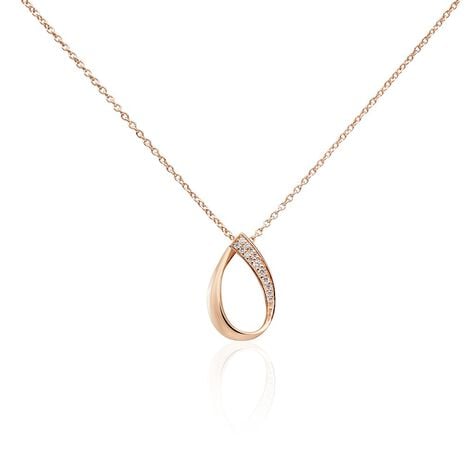 Collier Argent Rose Maritie Oxyde De Zirconium - Colliers avec pierres Femme | Marc Orian