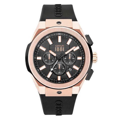 Montre Cerruti Ruscello Noir - Montres étanches Homme | Marc Orian
