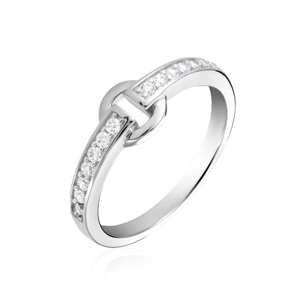 Bague Argent Blanc Candis Oxyde De Zirconium - Bagues avec pierre Femme | Marc Orian