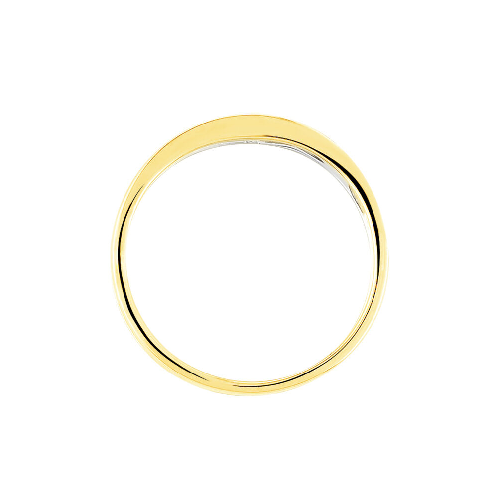 Bague Lola Or Bicolore Diamant - Solitaires Femme | Marc Orian
