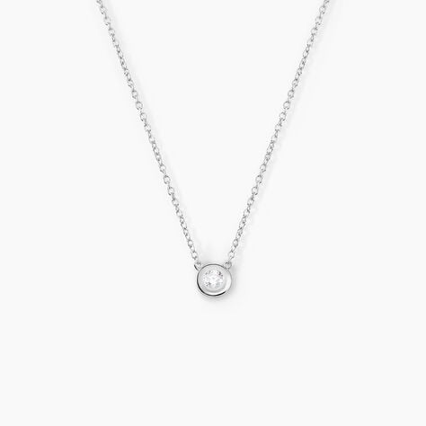 Collier Argent Laureano Oxydes De Zirconium - Colliers solitaires Femme | Marc Orian