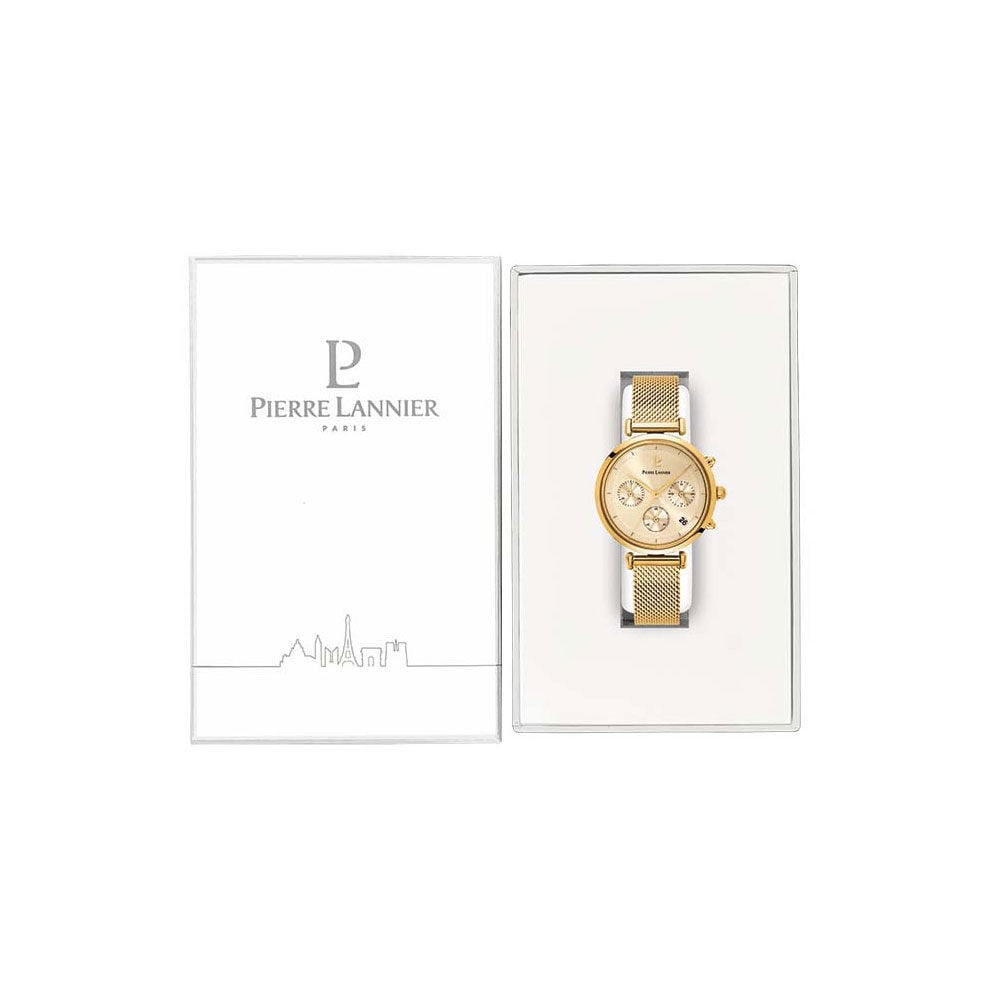 Montre Pierre Lannier Lutecia Doré - Montres classiques Femme | Marc Orian