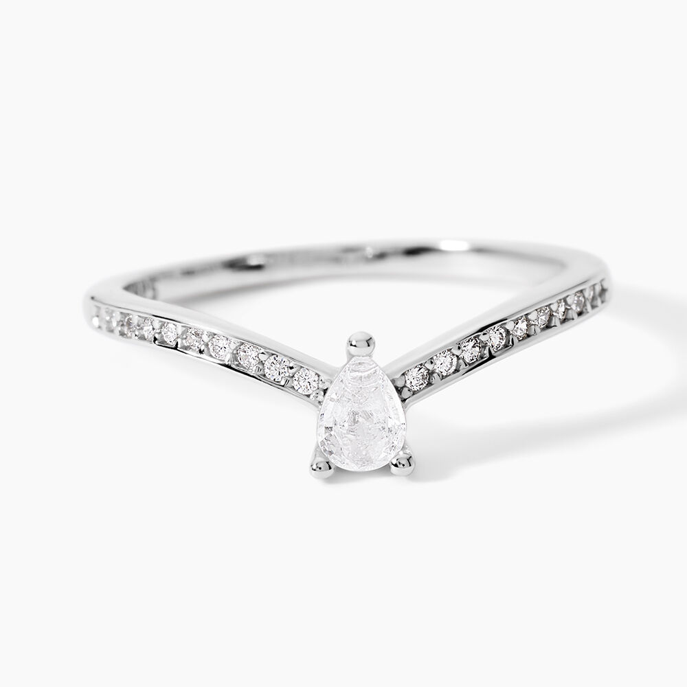 Bague Hyman Argent Blanc Oxyde De Zirconium - Bijoux fantaisie Femme | Marc Orian