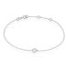 Bracelet Kadidia Or Blanc Oxyde De Zirconium - Bracelets chaînes Femme | Marc Orian