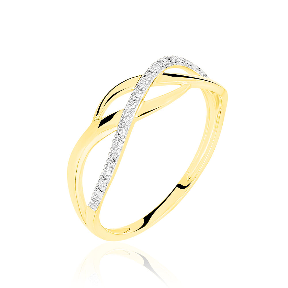 Bague Omnia Or Jaune Diamant - Bagues pierres précieuses Femme | Marc Orian