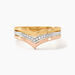 Bague Alix Or Tricolore Diamant - Bagues pierres précieuses Femme | Marc Orian