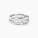 Bague Ulrich Argent Blanc - Bagues grosses Homme | Marc Orian