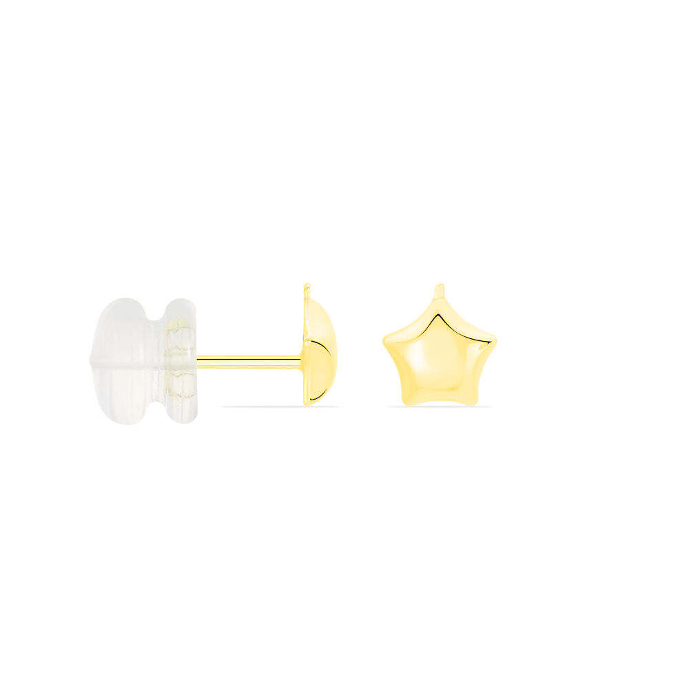 Boucles D'oreilles Puces Alphonsine Etoile Or Jaune - Puces Femme | Marc Orian