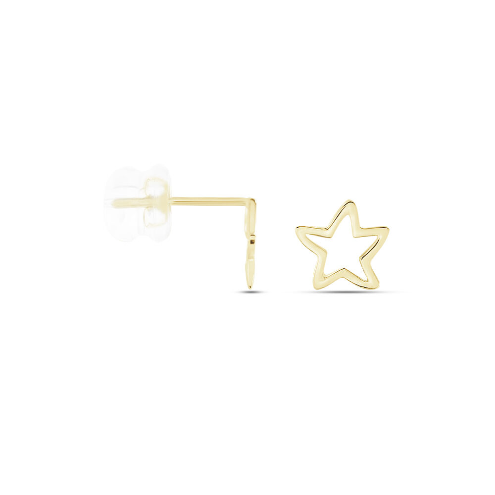 Boucles D'oreilles Puces Alphonsine Etoile De Mer Or Jaune - Puces Femme | Marc Orian